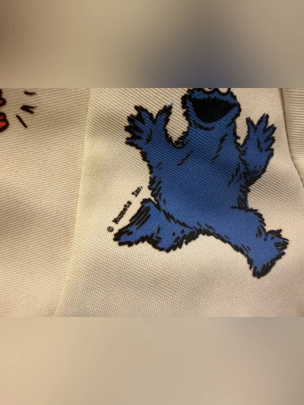 Vintage Muppets Inc Kids Seasame Street Beach Hat Cookie Monster Bert & Ernie